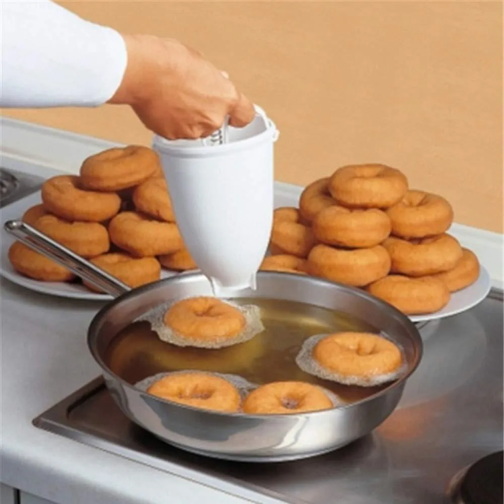 0690 MINI DONUT MAKER DISPENSER - PLASTIC VADA / MEDUWADA MAKER