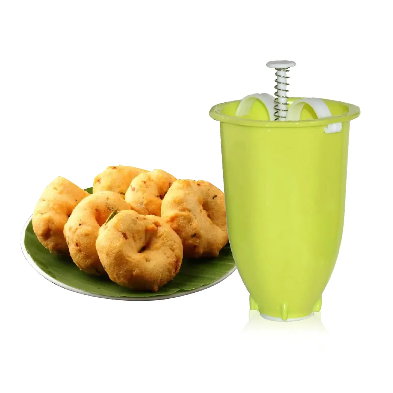 0690 MINI DONUT MAKER DISPENSER - PLASTIC VADA / MEDUWADA MAKER