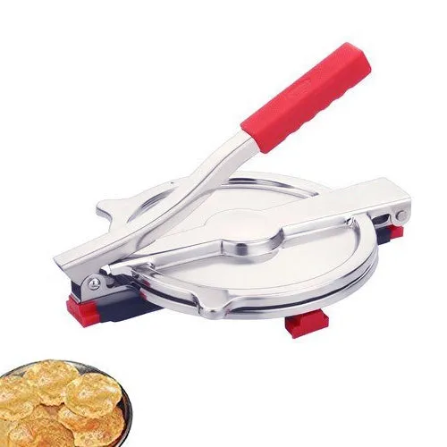 0793 Manual Stainless Steel Puri Press Machine / Maker with Handle (6 inch)