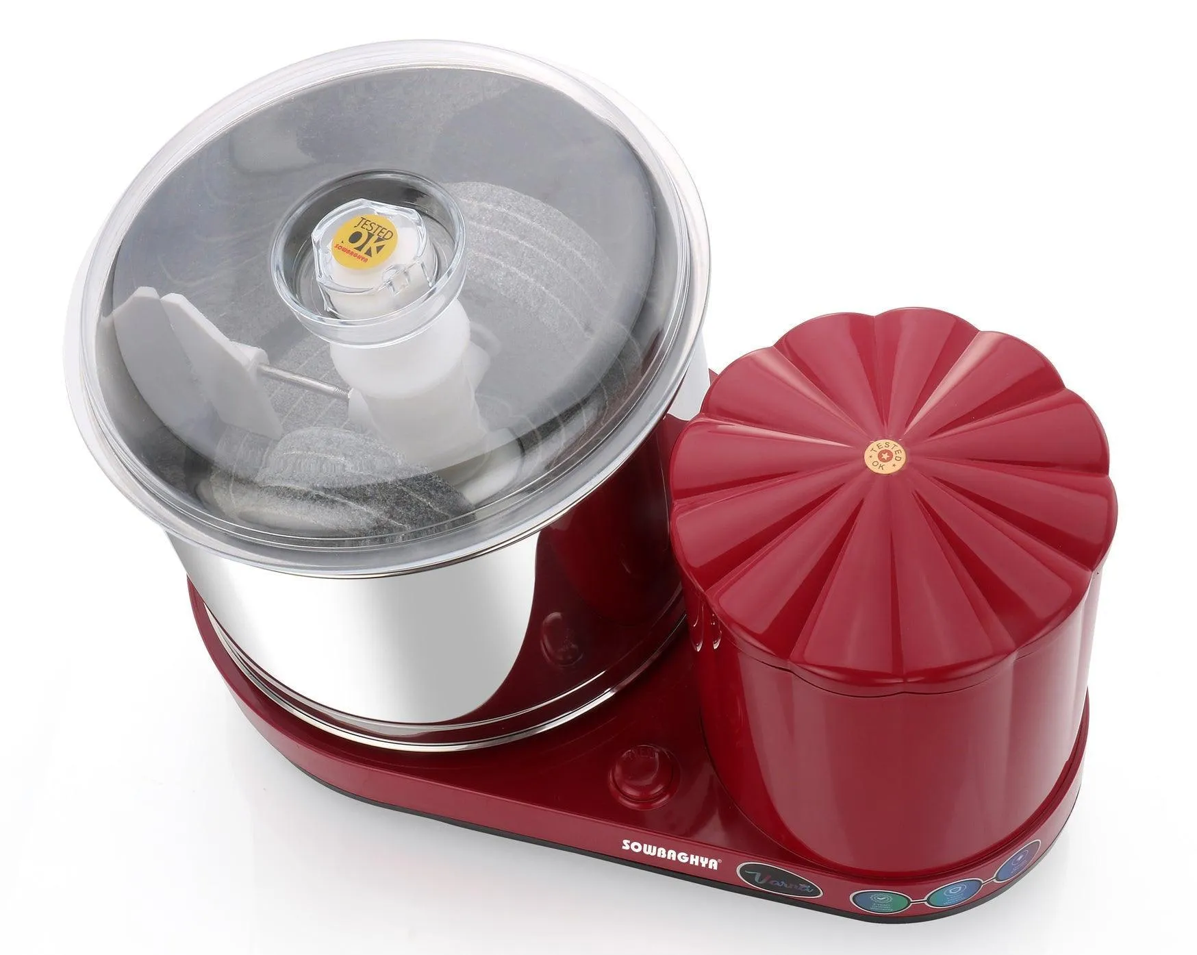 2Ltr VARNA Wet Grinder  110v Maroon