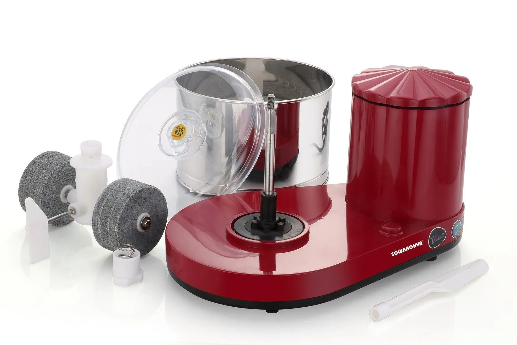 2Ltr VARNA Wet Grinder  110v Maroon