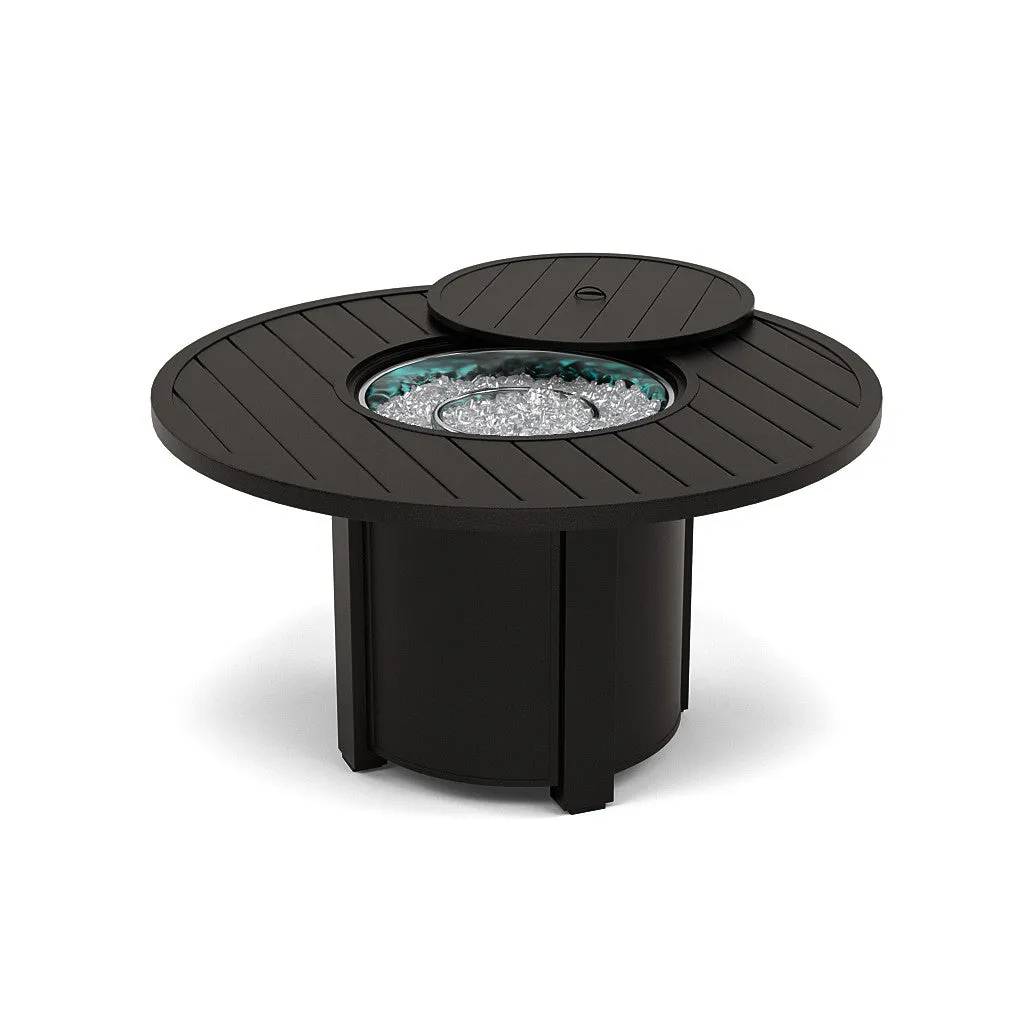 54" Round Dining Fire Pit Table - Multiple Colors and Top Patterns