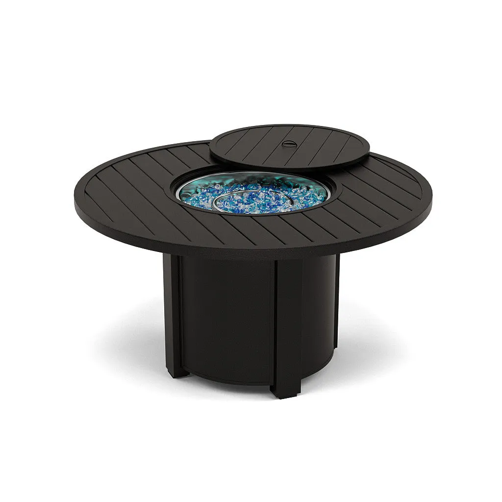 54" Round Dining Fire Pit Table - Multiple Colors and Top Patterns