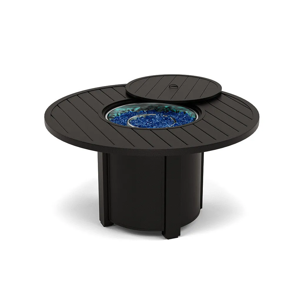 54" Round Dining Fire Pit Table - Multiple Colors and Top Patterns