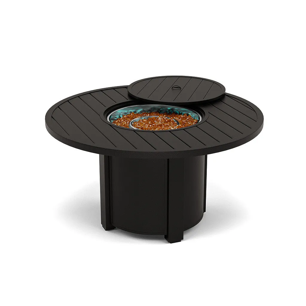 54" Round Dining Fire Pit Table - Multiple Colors and Top Patterns