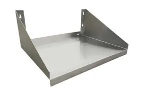 American Chef 18 Gauge Stainless Steel 18" X 18" Wall Mount Microwave Shelf WMSM-1818