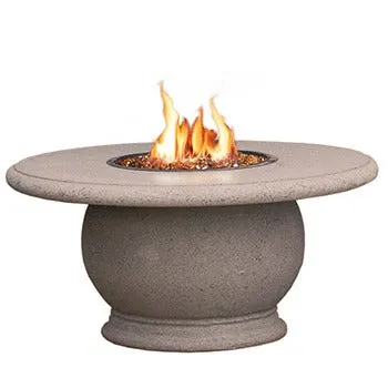 American Fyre Designs Amphora Fire Table with Concrete Top