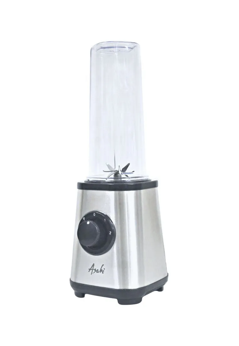 Asahi Personal Electric Blender 600ml With Free Mason Jar With Aluminum Caps & Straw