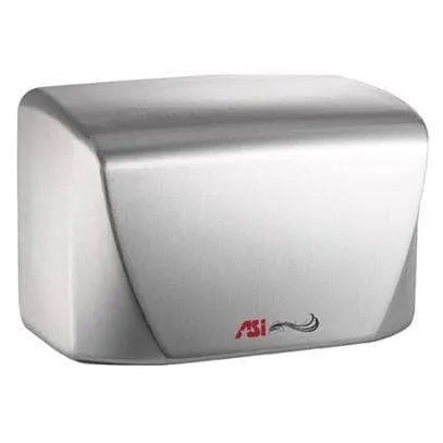 ASI 0198-2-93 Automatic Hand Dryer, 220-240 Volt, Surface-Mounted, Stainless Steel