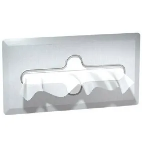 ASI 0259-SS, Facial Tissue Dispenser, 11-11/16" L x 6-3/8" W, Recessed-Mounted, Stainless Steel