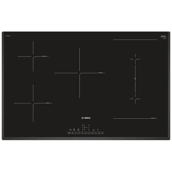 Bosch PVW851FB5E Serie 6 Induction hob 80 cm Black surface mount without frame