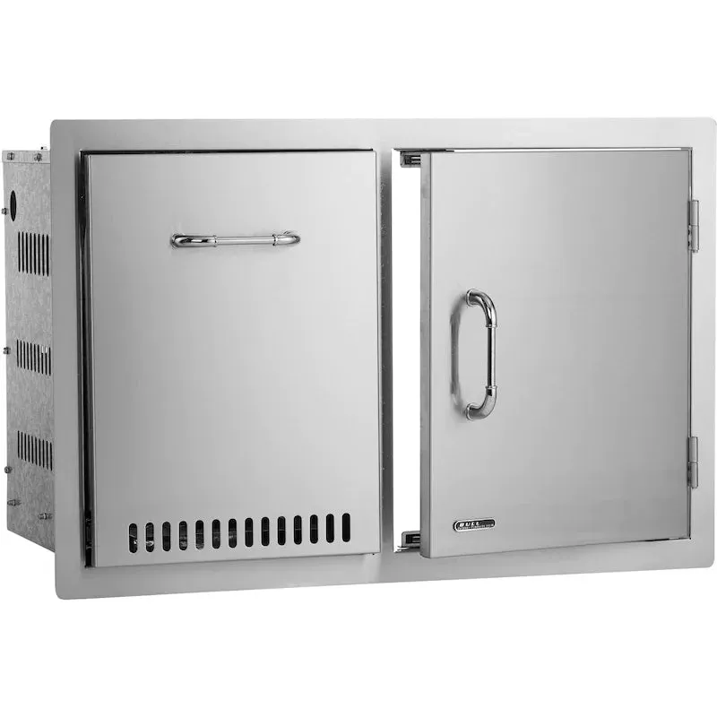 Bull 32-Stainless Steel Access Door & Propane Drawer Combo