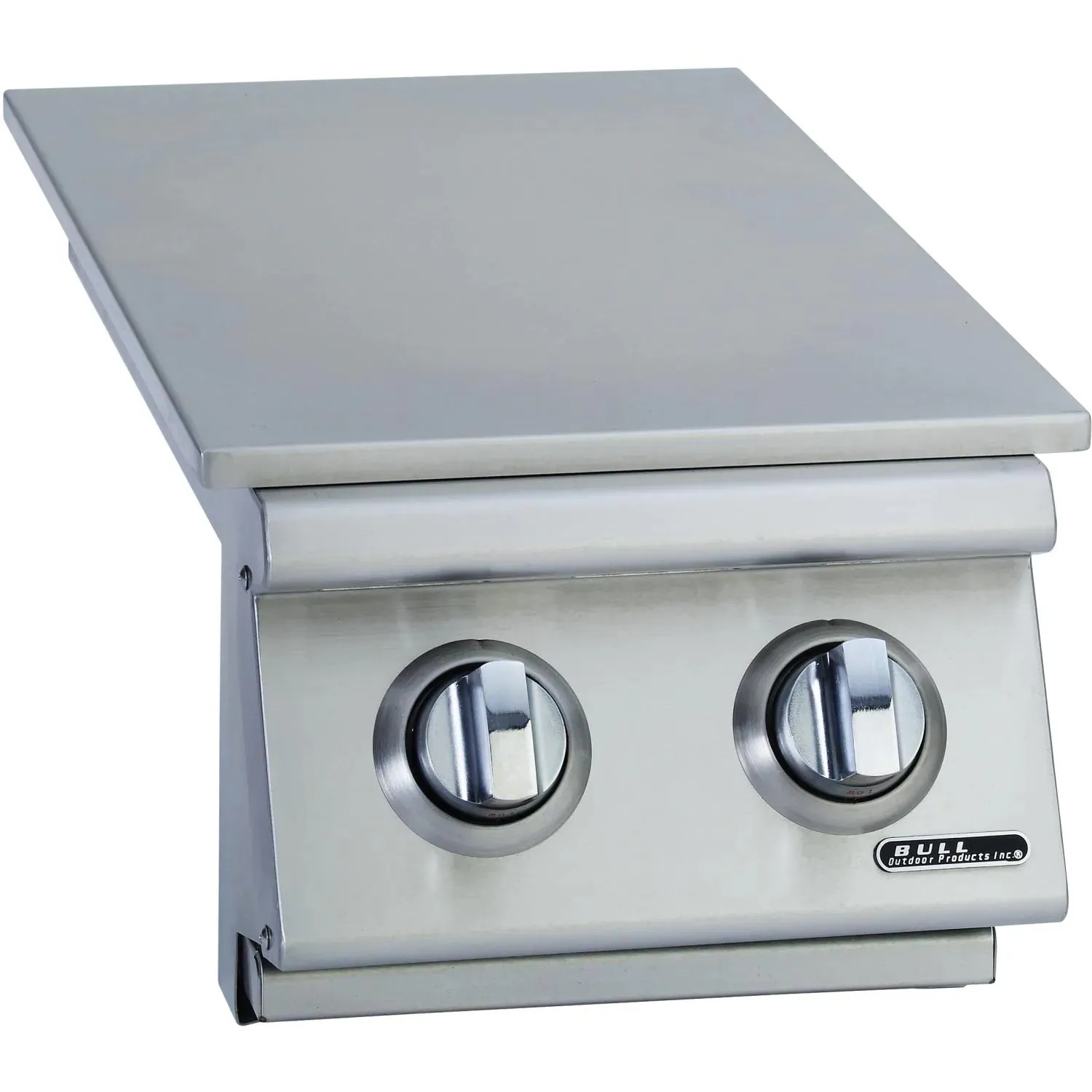 Bull Built-In Propane Gas Double Side Burner W/ Stainless Steel Lid