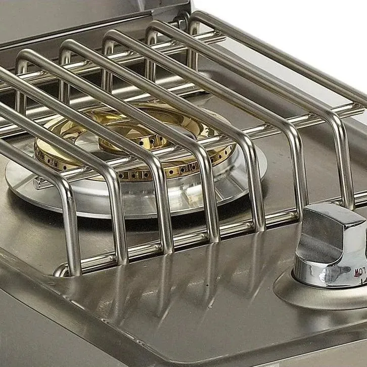 Bull Drop-In Propane Gas Single Side Burner W/ Stainless Steel Lid