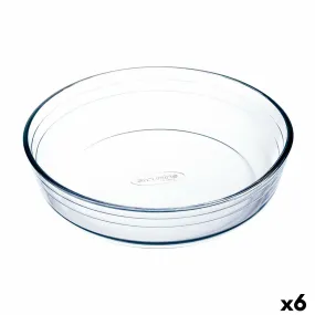 Cake Mould Ô Cuisine Ocuisine Vidrio Transparent Glass Circular 23 x 23 x 6 cm 6 Units