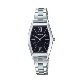 Casio Ladies' Analog Stainless Steel Band Watch LTPE167D-1A LTP-E167D-1A