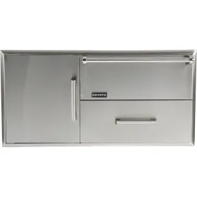 Coyote 42-Inch Access Door And Drawer Combo With Warming Drawer - CCD-WD