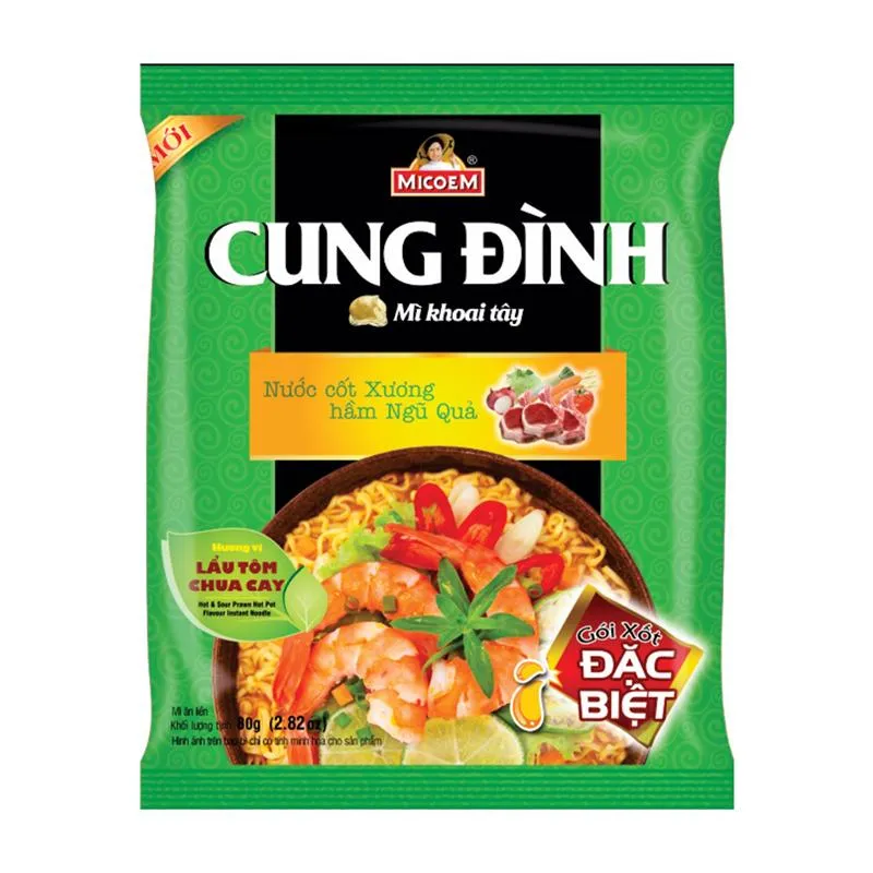 Cung Dinh Hot & Sour Prawn Hot Pot 80g