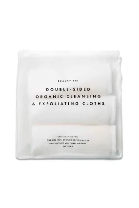 Double-Sided Organic Cleansing & Exfoliating Cloths