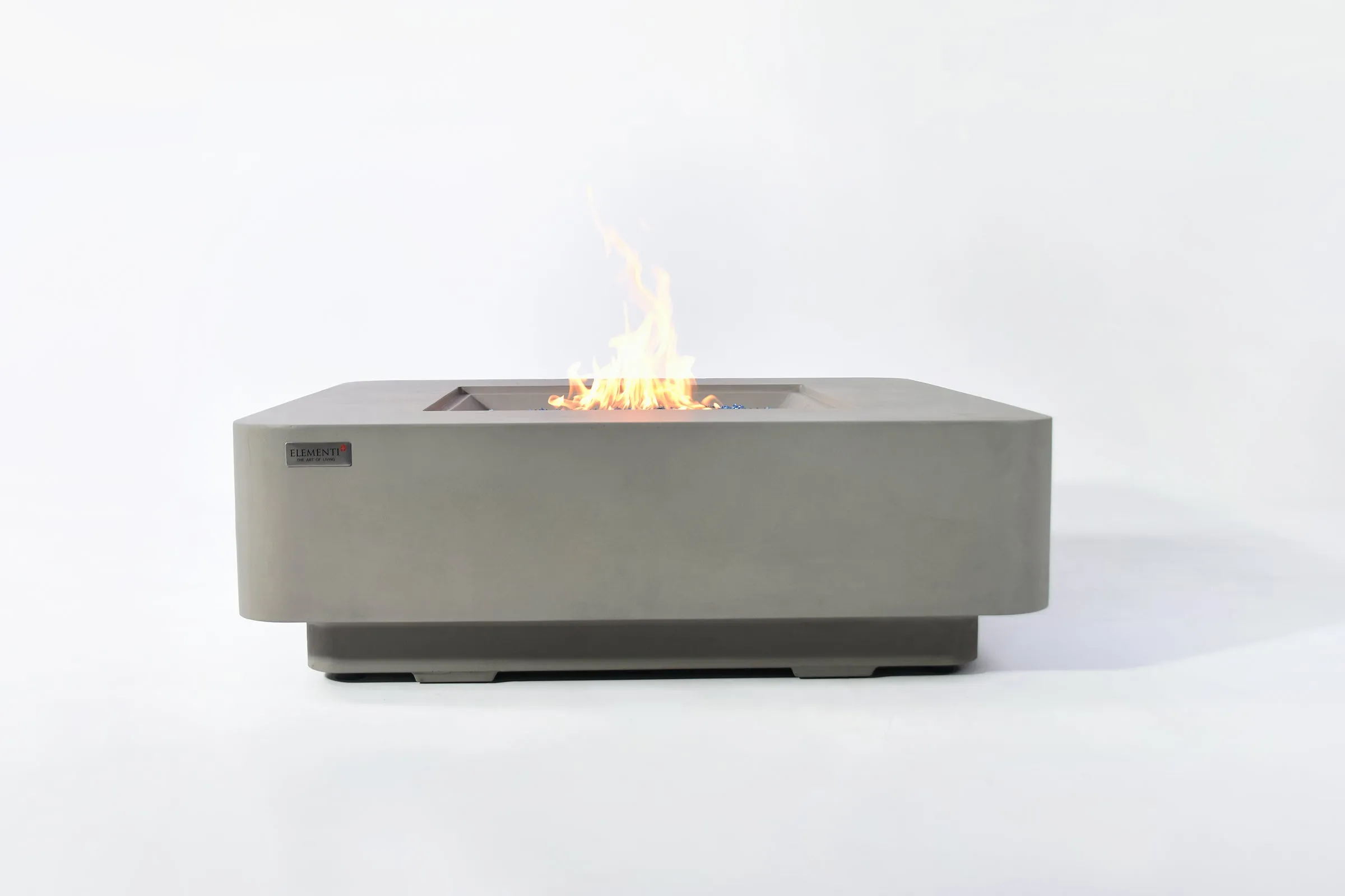 Elementi Plus OFG419LG Lucerne Concrete Outdoor Fire Table