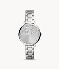 Fossil Ladies' Jacqueline Three-Hand Stainless Steel Watch ES4776