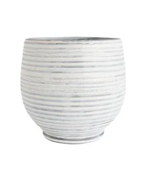 Gray Stripe Planter