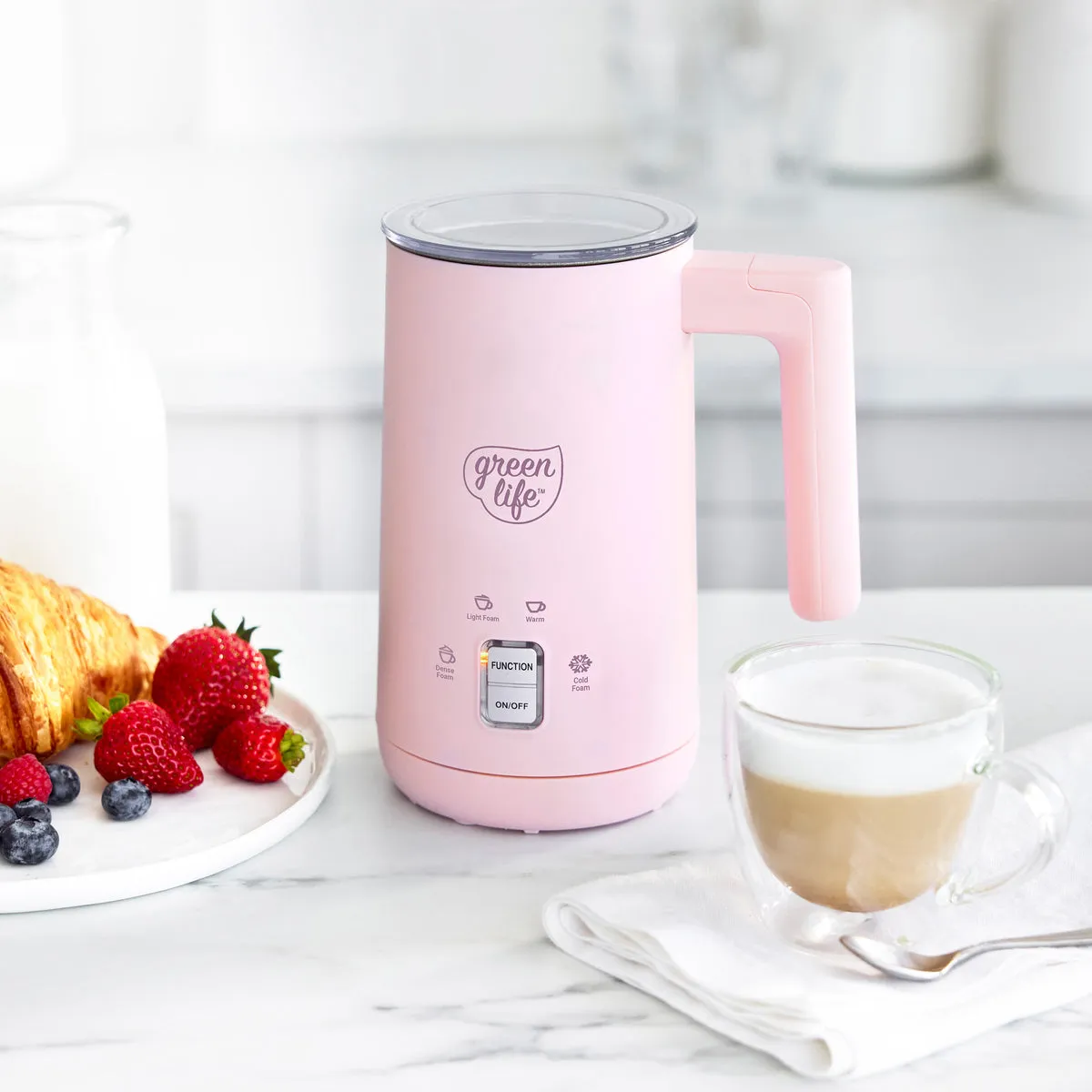 GreenLife Instant Milk Frother | Pink