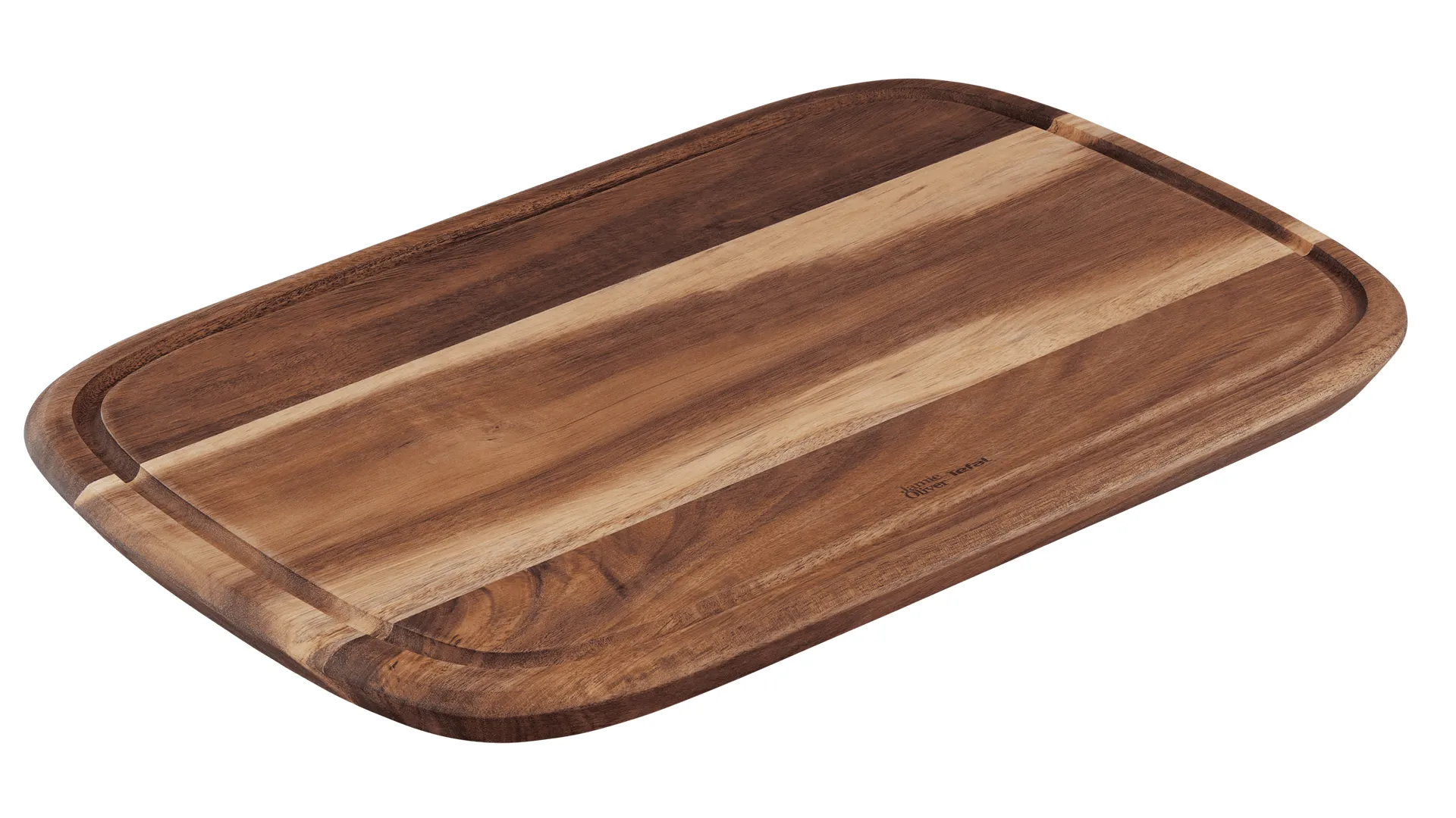 Jamie Oliver by Tefal Wooden Acacia Board - Medium (37.4 x 25 x 2.2cm)