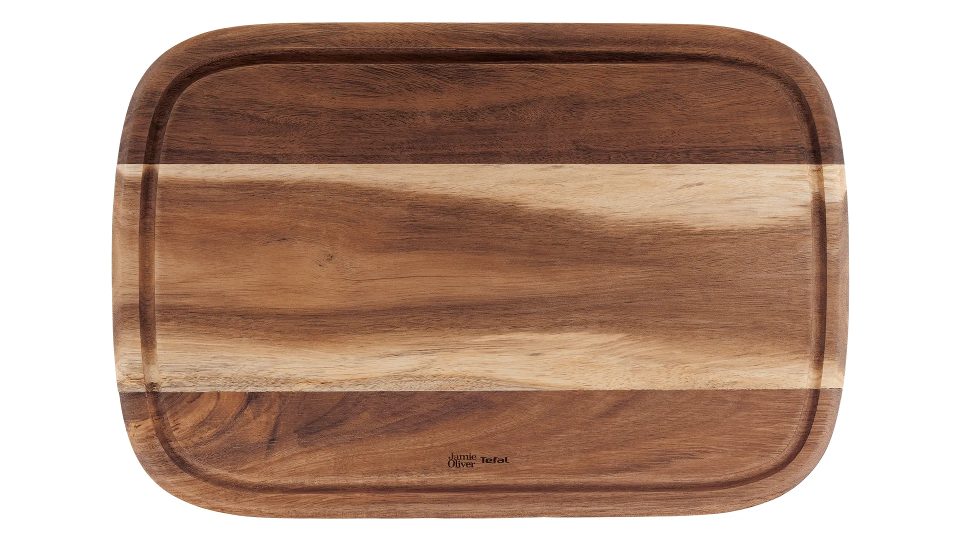 Jamie Oliver by Tefal Wooden Acacia Board - Medium (37.4 x 25 x 2.2cm)