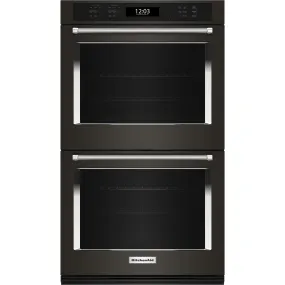 KitchenAid 27” Double Wall Oven (KOED527PBS) - Black Stainless Steel