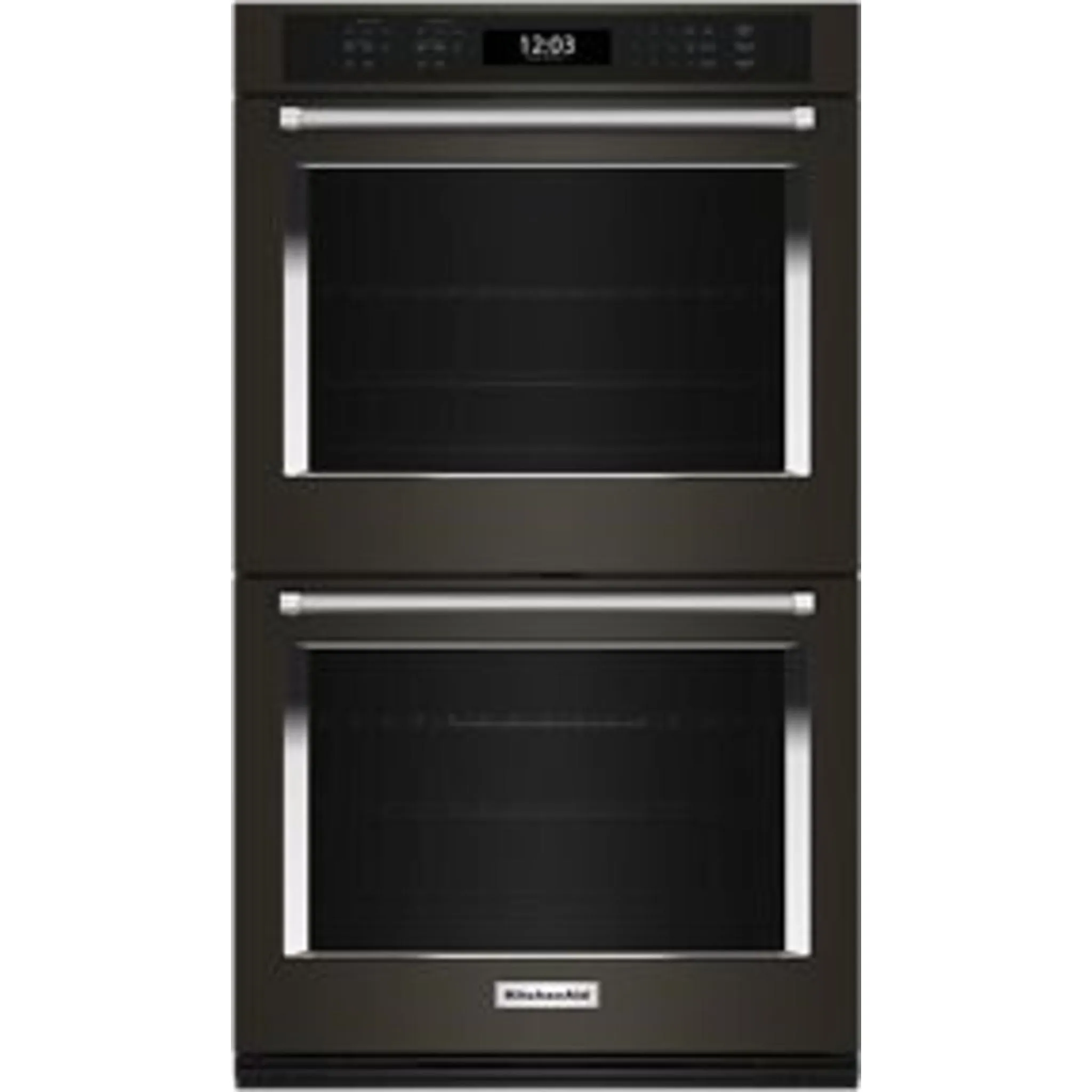 KitchenAid 27” Double Wall Oven (KOED527PBS) - Black Stainless Steel