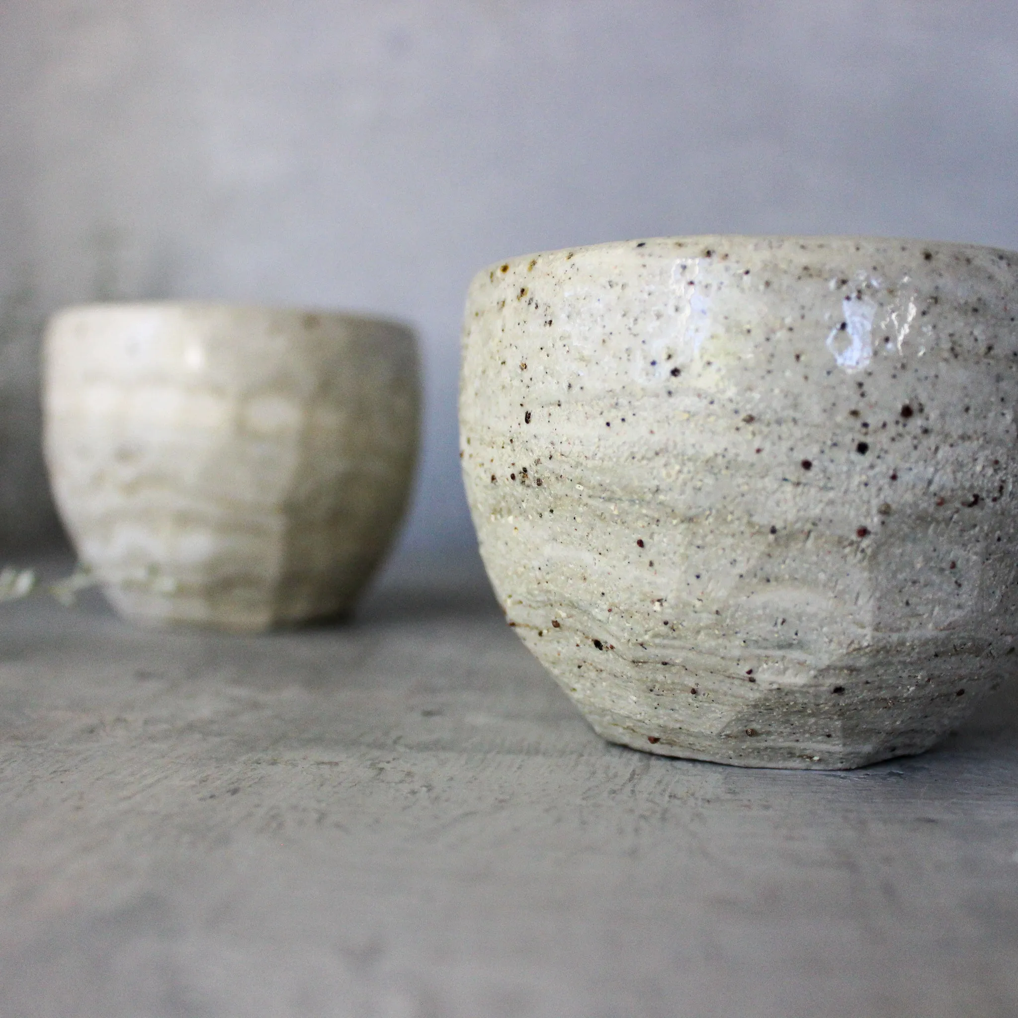 Marbled Ceramic Latte Cups