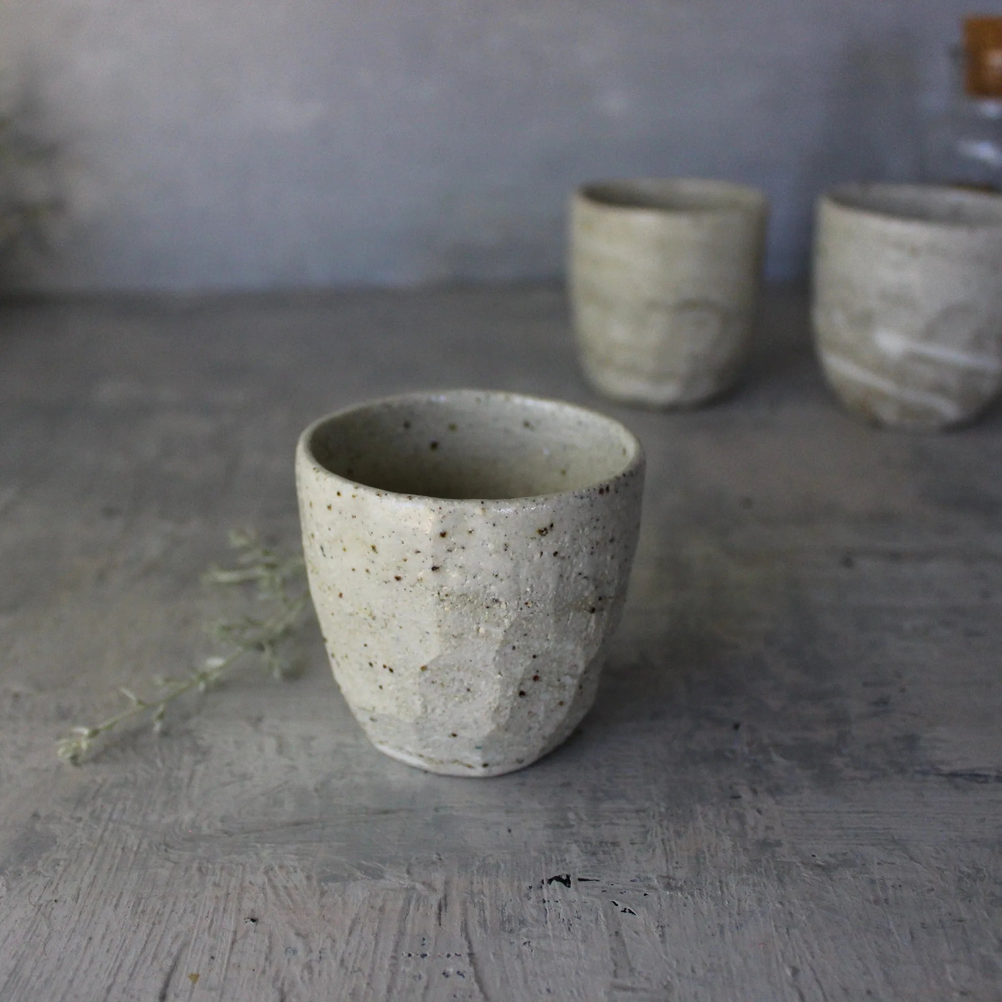 Marbled Ceramic Latte Cups