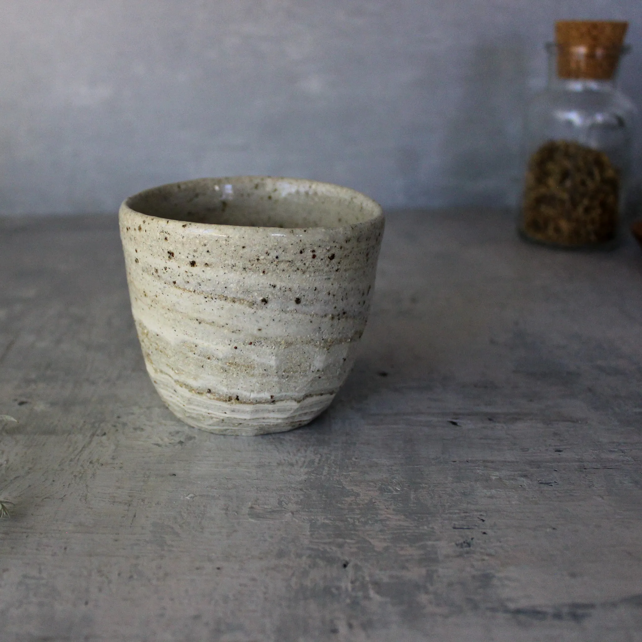 Marbled Ceramic Latte Cups