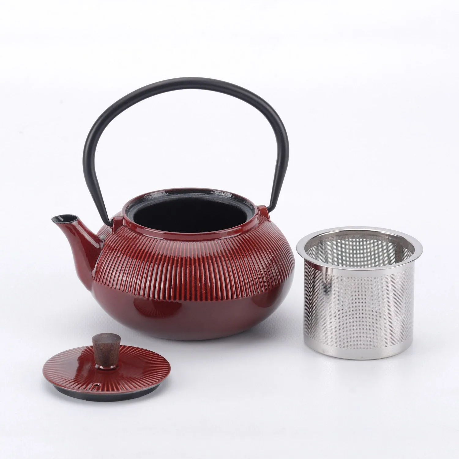 Minimal Enamelled Cast Iron Teapot