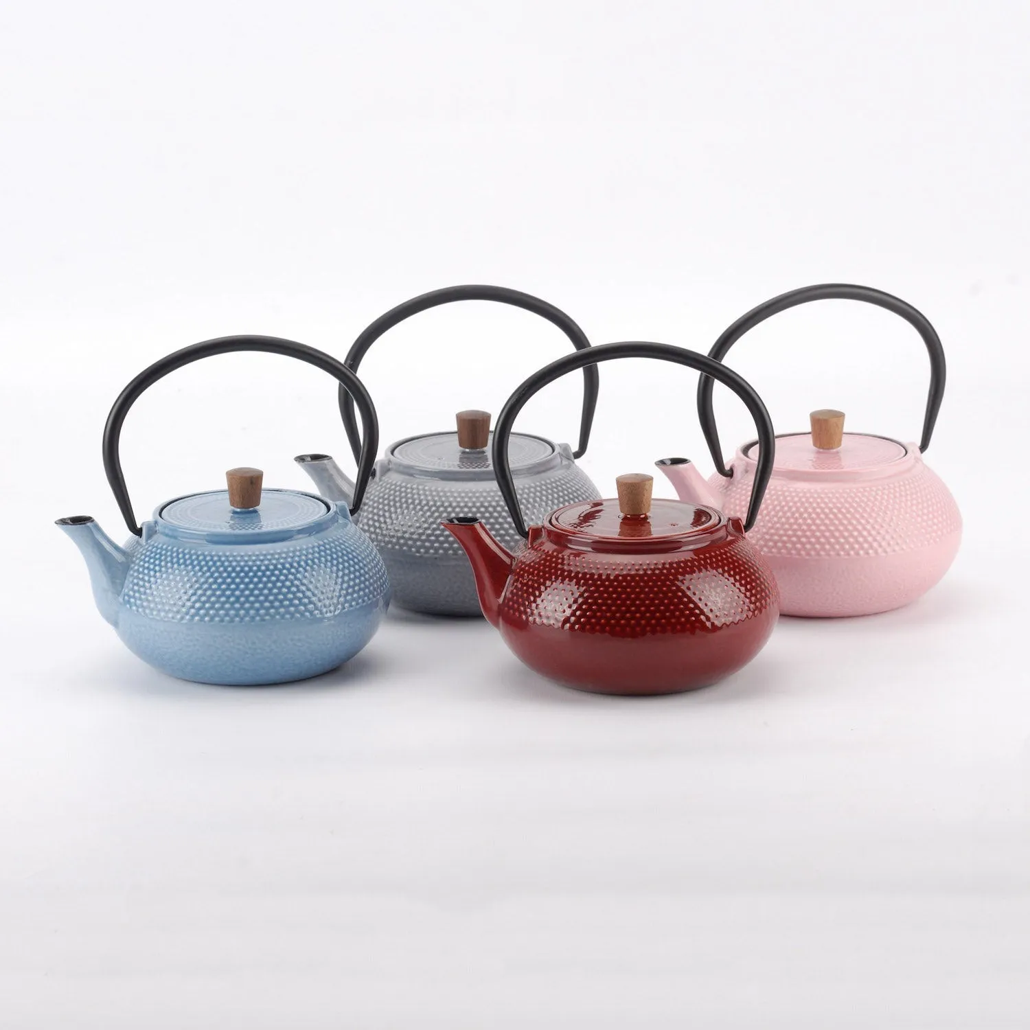 Minimal Enamelled Cast Iron Teapot