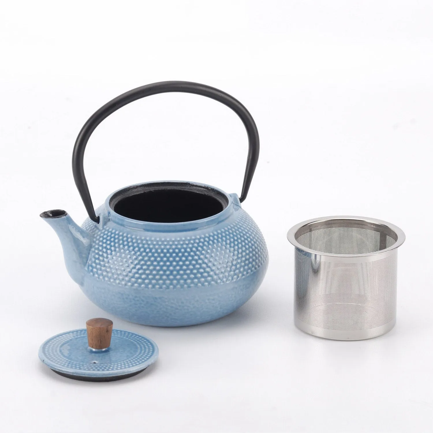 Minimal Enamelled Cast Iron Teapot