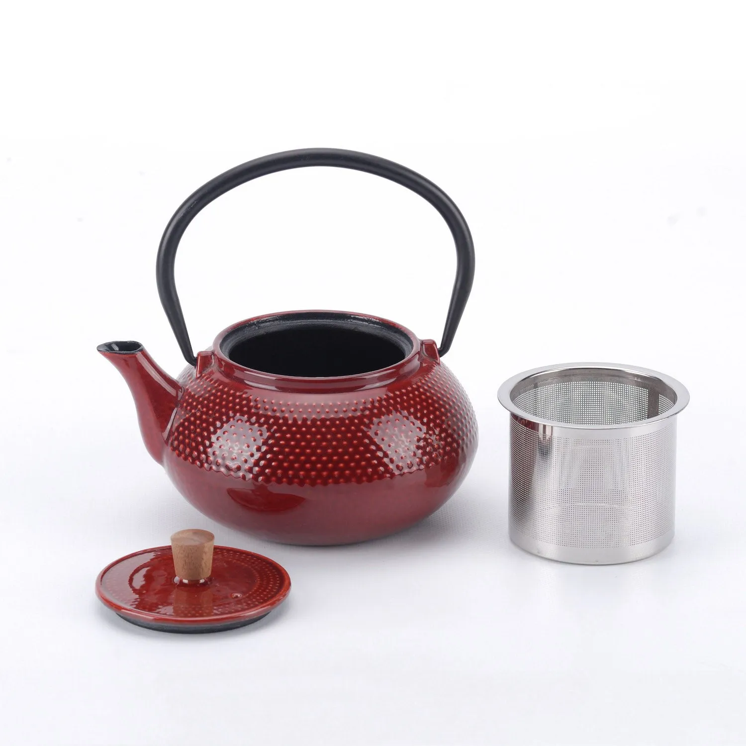 Minimal Enamelled Cast Iron Teapot