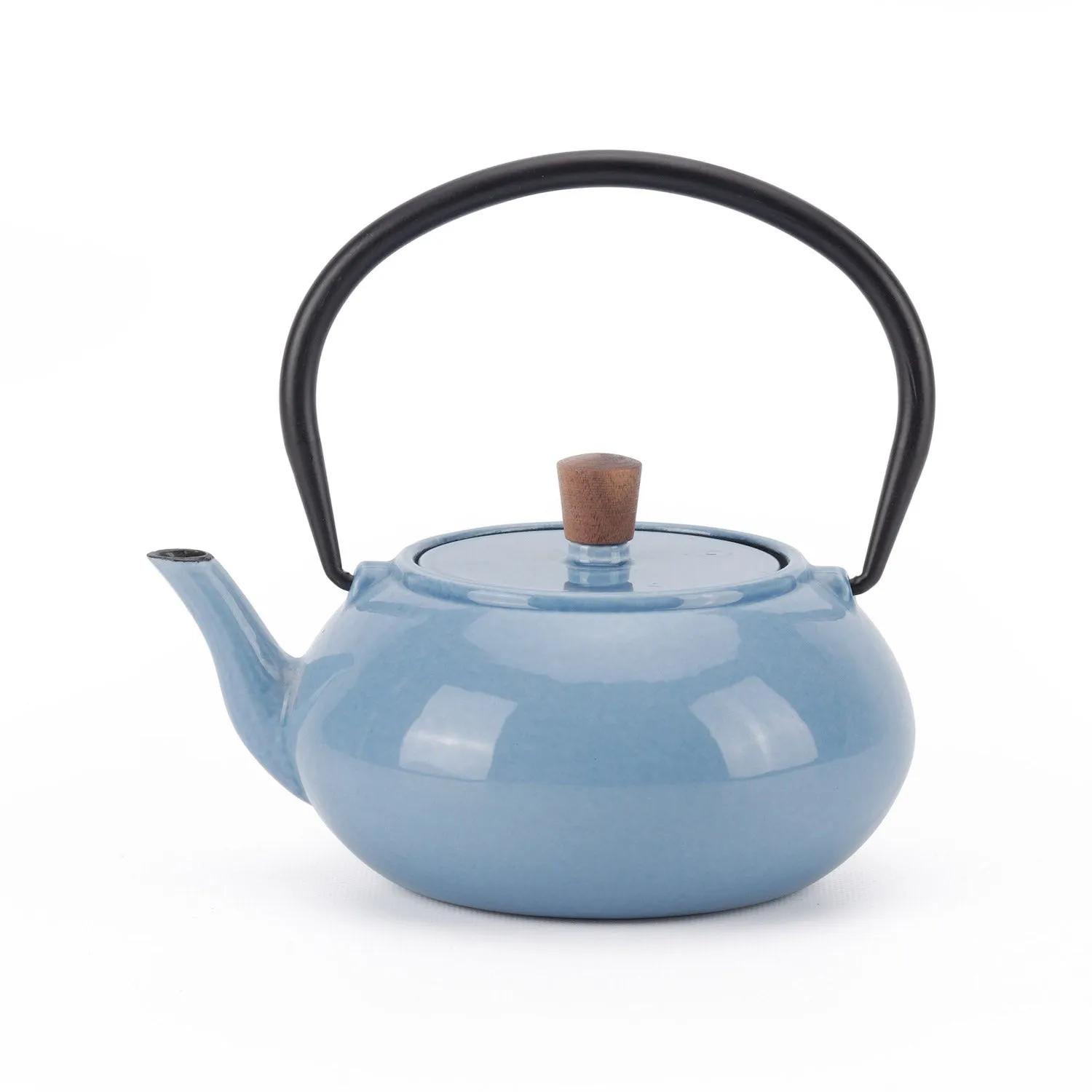 Minimal Enamelled Cast Iron Teapot