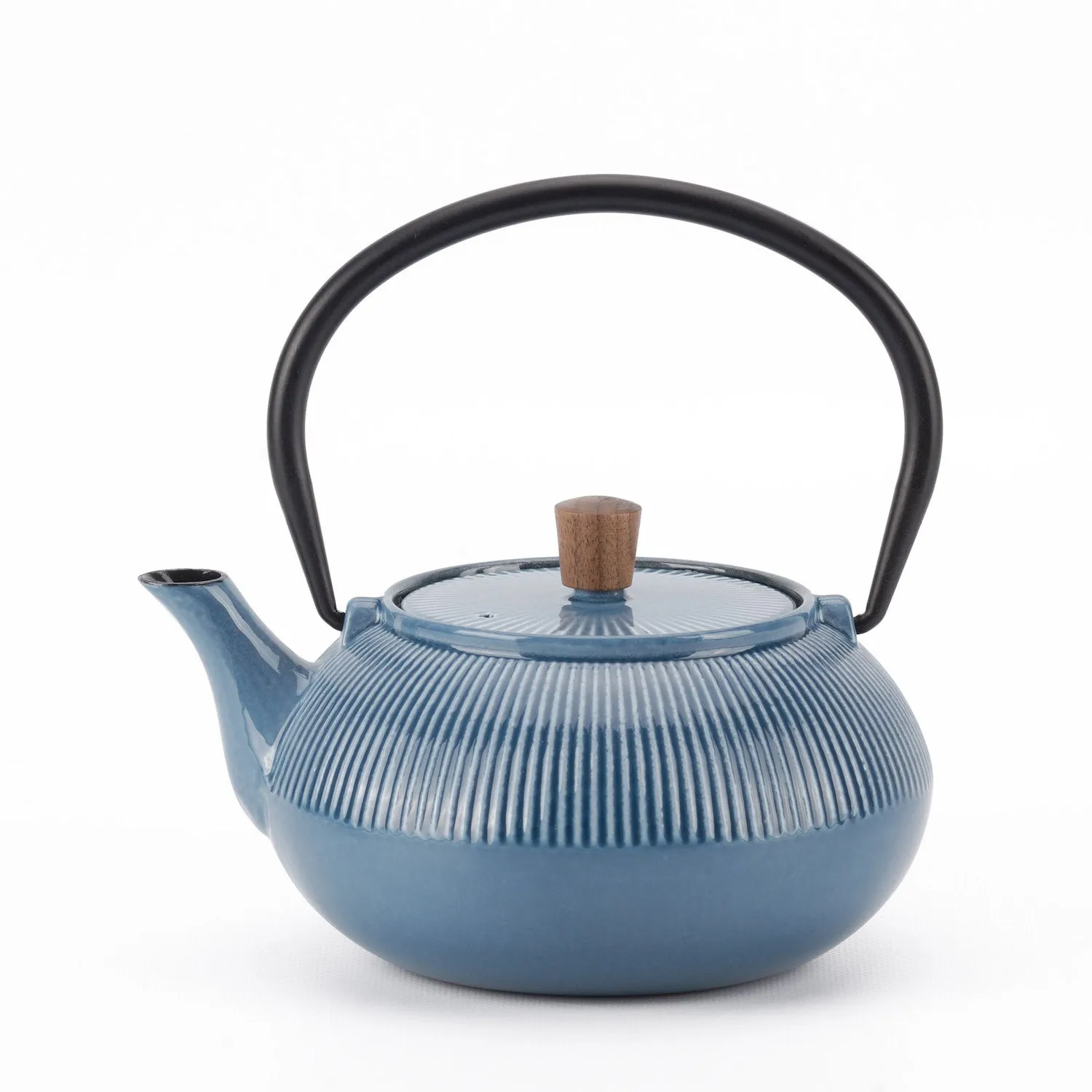 Minimal Enamelled Cast Iron Teapot