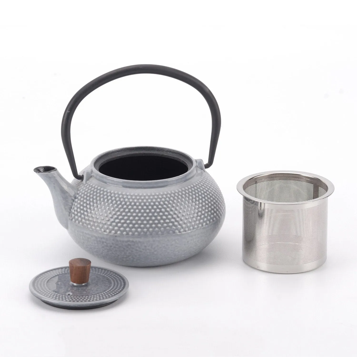 Minimal Enamelled Cast Iron Teapot