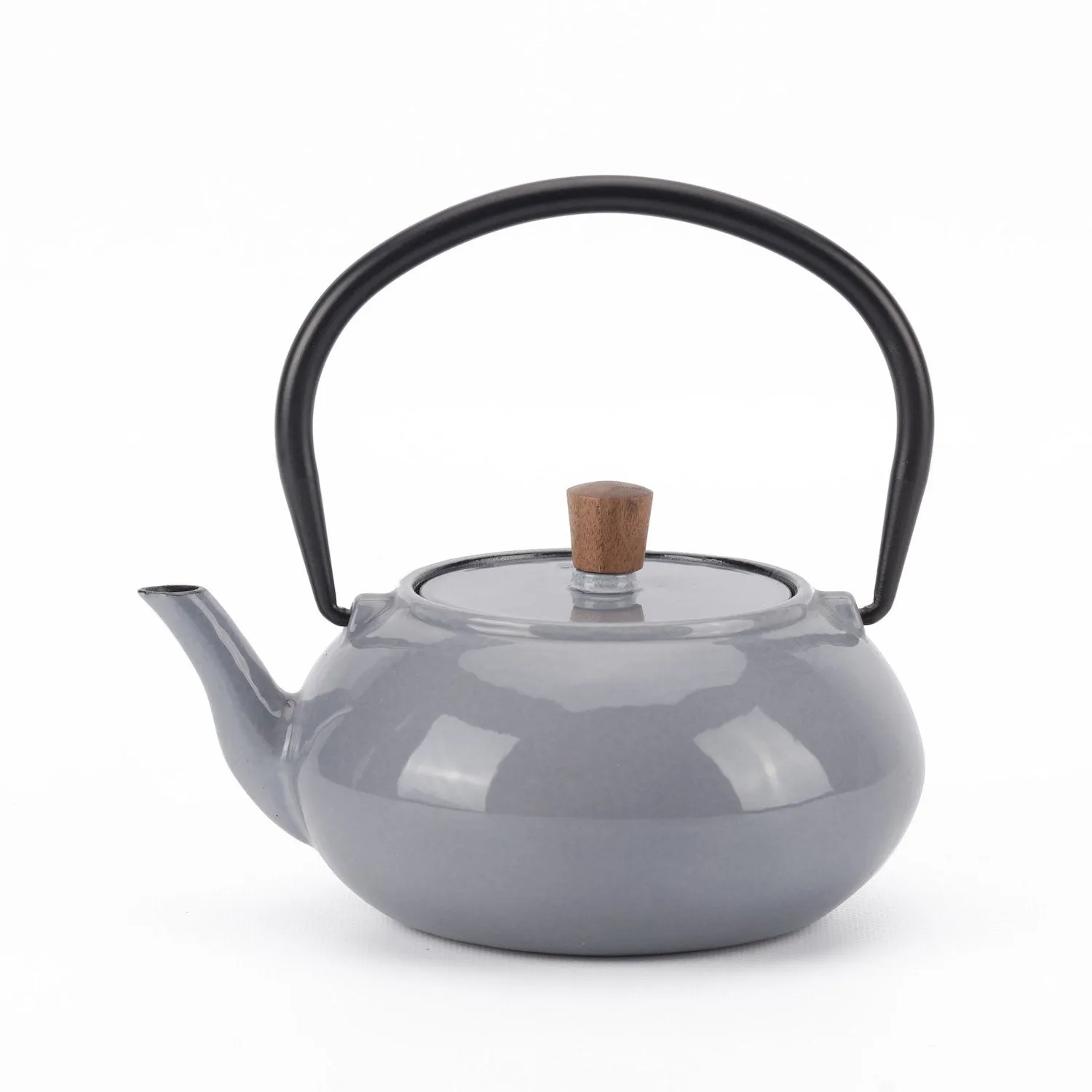 Minimal Enamelled Cast Iron Teapot