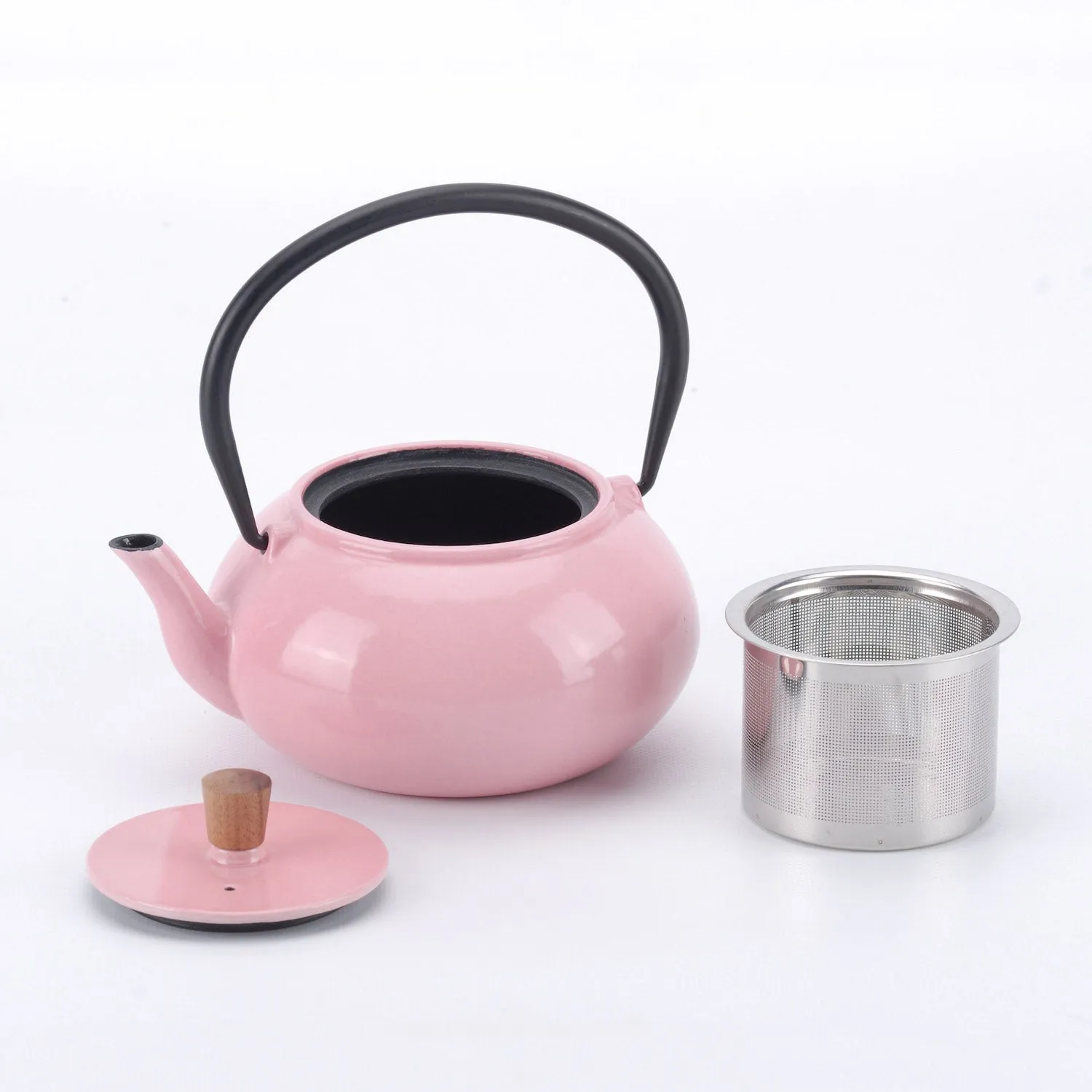 Minimal Enamelled Cast Iron Teapot