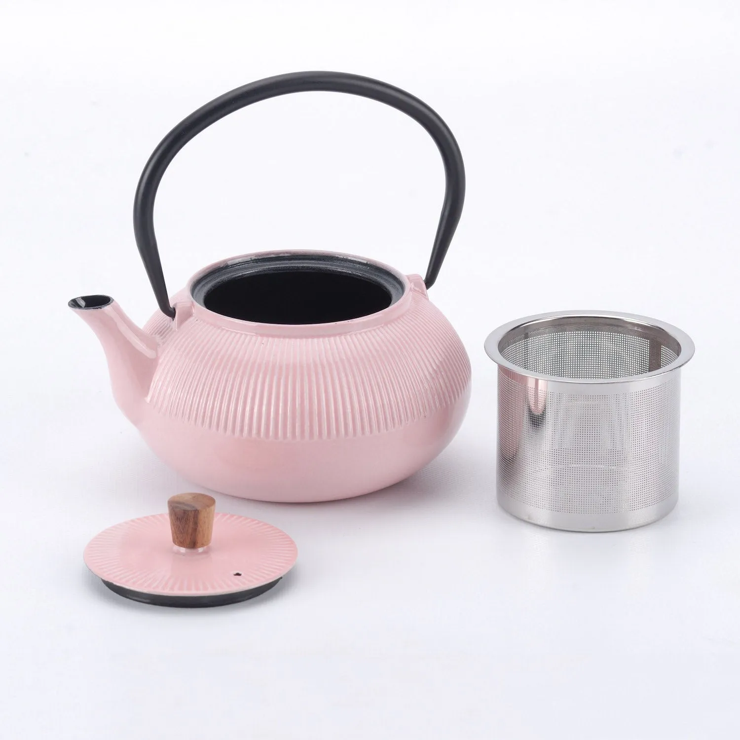 Minimal Enamelled Cast Iron Teapot