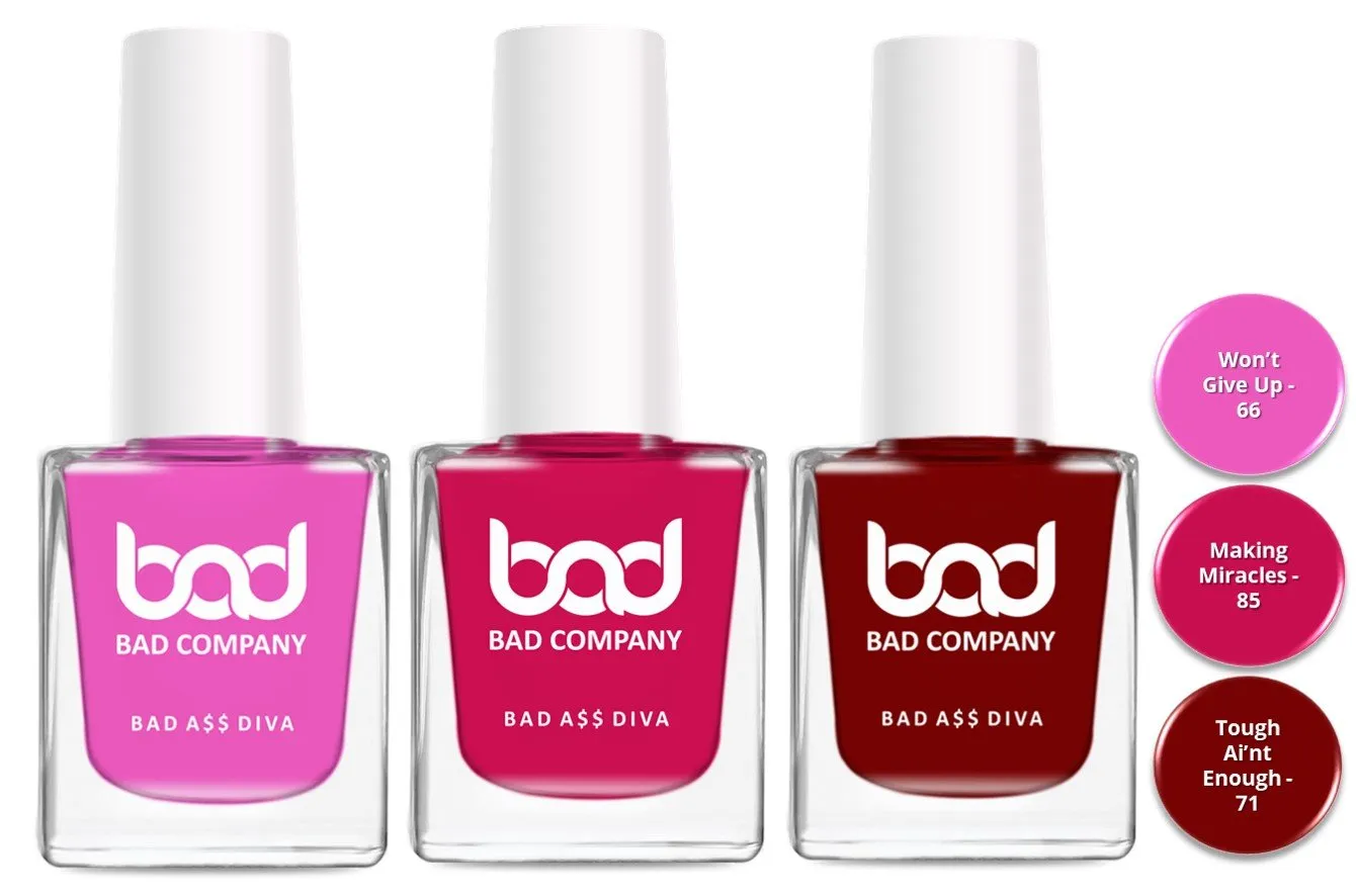 No Toxin Nail Lacquer Combo Pack of 3