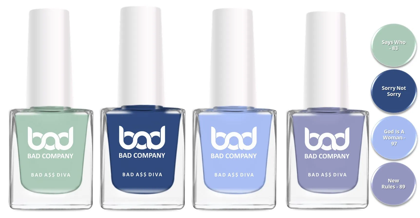 No Toxin Nail Lacquer Combo Pack of 4