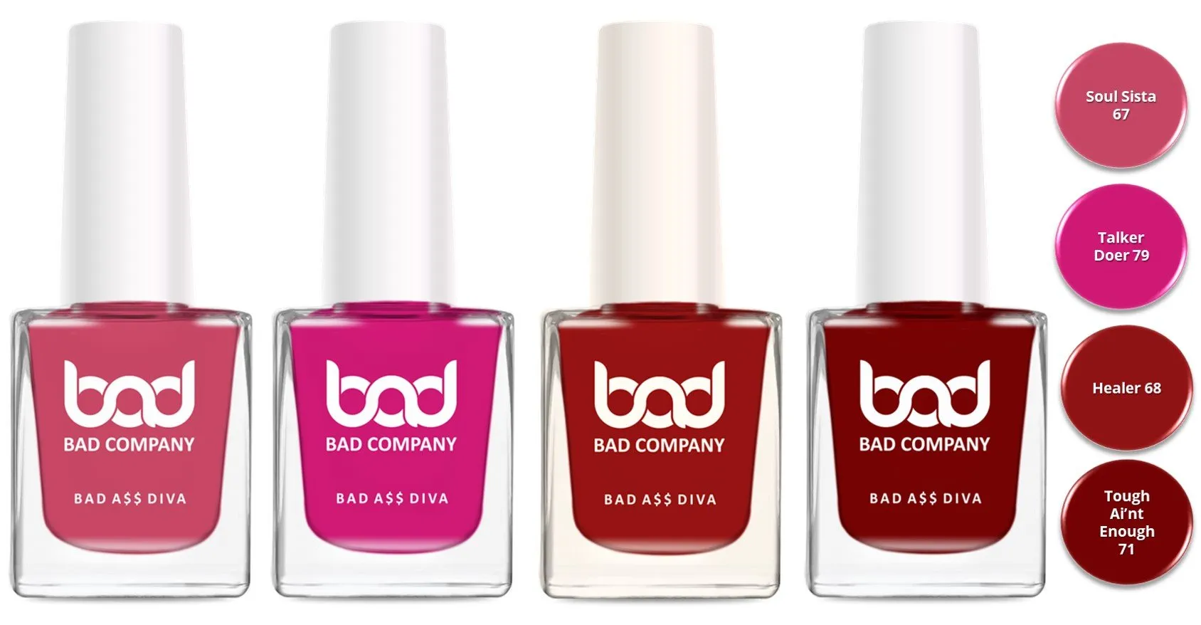 No Toxin Nail Lacquer Combo Pack of 4