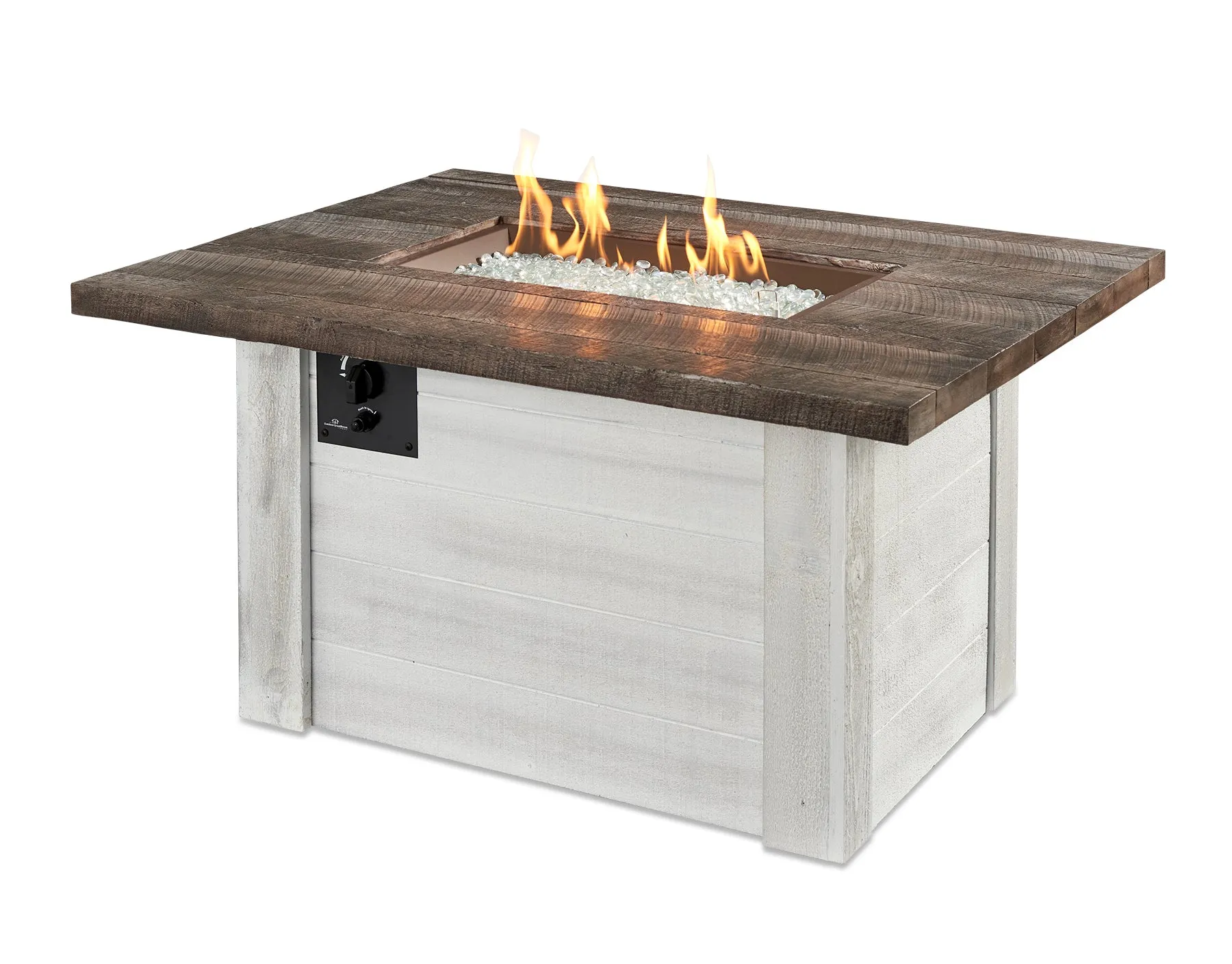 Outdoor Greatroom ALC-1224 Alcott Concrete Top Gas Fire Pit Table