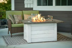 Outdoor Greatroom ALC-1224 Alcott Concrete Top Gas Fire Pit Table