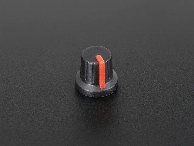 Potentiometer Knob - Soft Touch T18 - Red